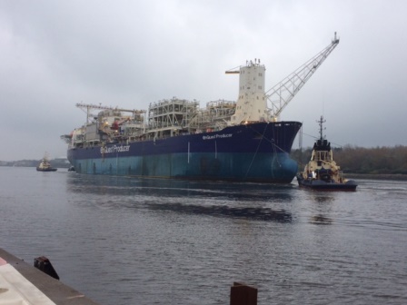 Enquest FPSO sail away